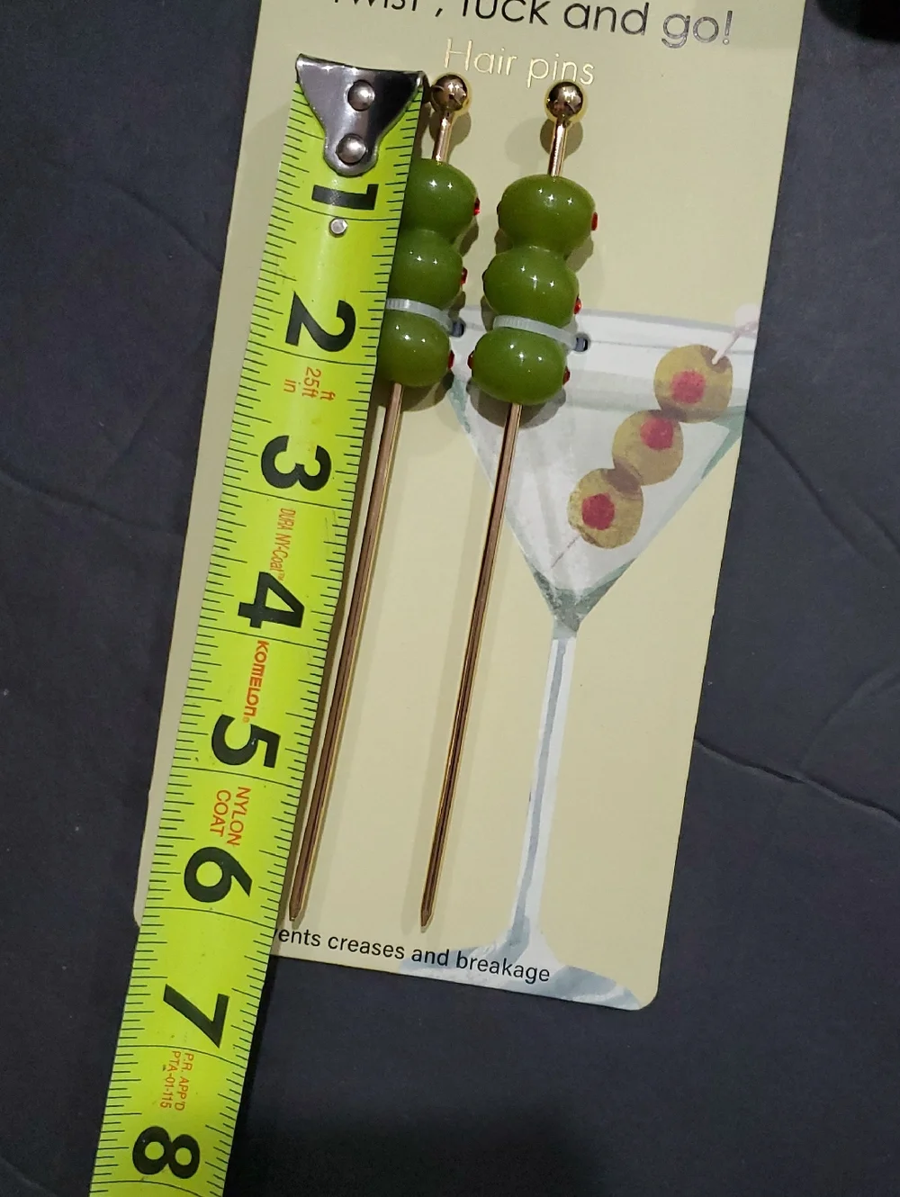 Set of Martini olives adorned‎ 6